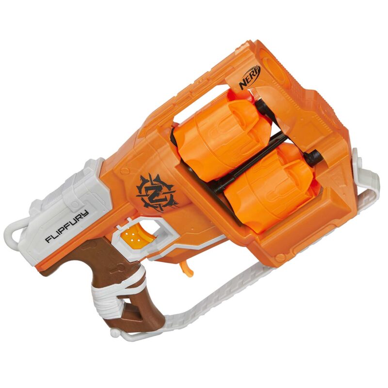 NERF FlipFury Zombie Strike revolver dart blaster