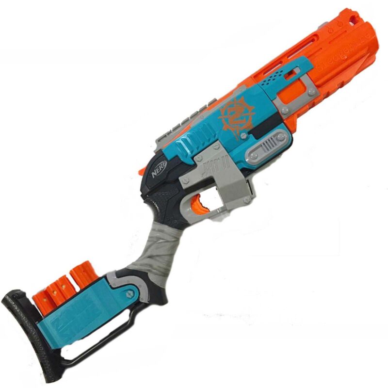 NERF SledgeFire Zombie Strike dart shotgun