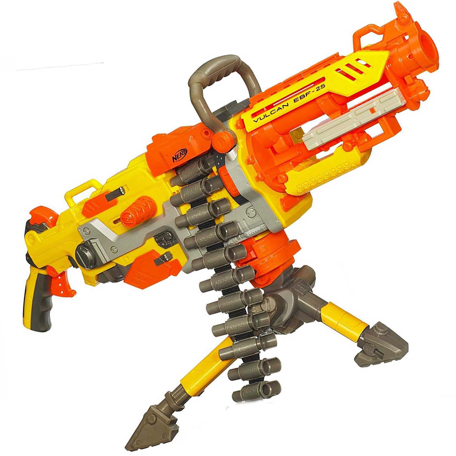 Nerf N-Strike Vulcan EBF-25 Blaster Gun with 2 Belts, 1 Tripod